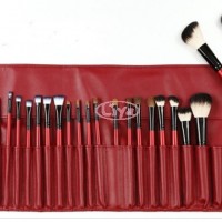 New arrival Eco friendly 26 PCS Professional Makeup Brushes set Red Cosmetic Make Up kit With Case